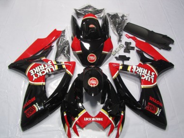 Negro Rojo Lucky Strike Motul Carenado GSXR 600 K6 06-07