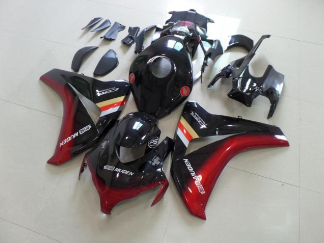 Negro Rojo Mugen ABS Plástico CBR 1000 RR 08-11 Negro Rojo Mugen ABS Plástico CBR 1000 RR 08-11