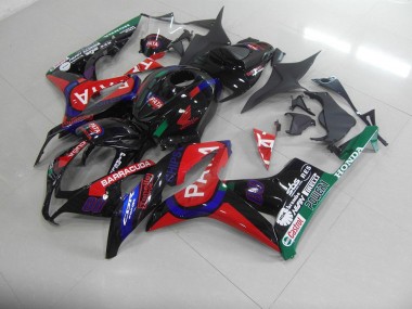 Negro Rojo Pata Carenado CBR 600 RR 07-08