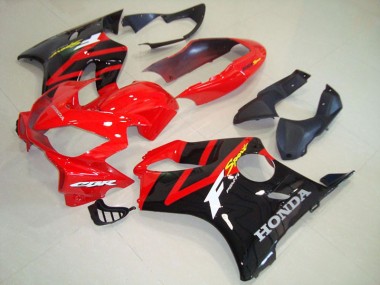 Negro Rojo Plástica CBR 600 F4i 04-07