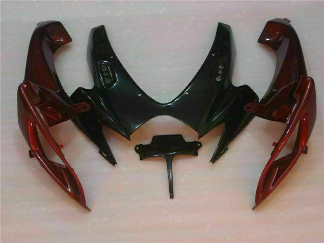 Negro Rojo Plástica GSXR 600 / 750 K6 06-07 Negro Rojo Plástica GSXR 600 / 750 K6 06-07