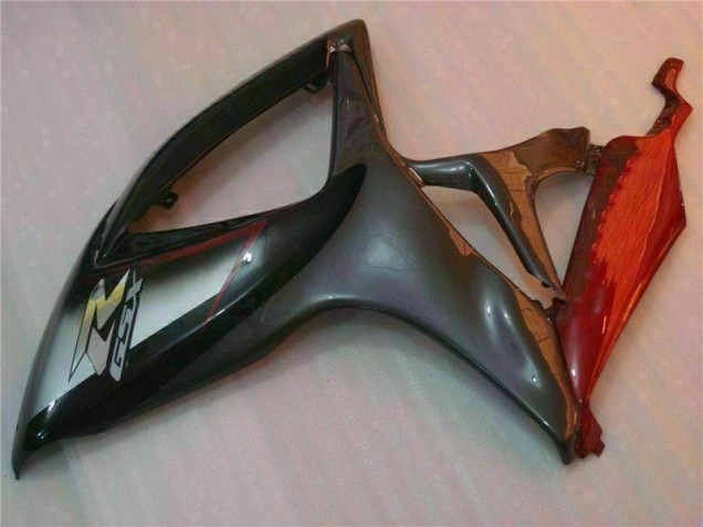 Negro Rojo Plástica GSXR 600 / 750 K6 06-07 Negro Rojo Plástica GSXR 600 / 750 K6 06-07