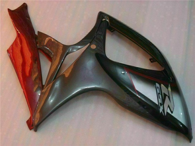 Negro Rojo Plástica GSXR 600 / 750 K6 06-07 Negro Rojo Plástica GSXR 600 / 750 K6 06-07