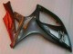 Negro Rojo Plástica GSXR 600 / 750 K6 06-07 Negro Rojo Plástica GSXR 600 / 750 K6 06-07
