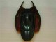 Negro Rojo Plástica GSXR 600 / 750 K6 06-07 Negro Rojo Plástica GSXR 600 / 750 K6 06-07