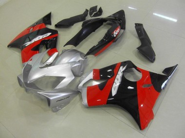 Negro Rojo Plata Carenado & Plástico CBR 600 F4i 04-07