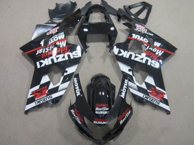 Negro Rojo Telefumia Movistar Carenado GSXR 600 K4 04-05