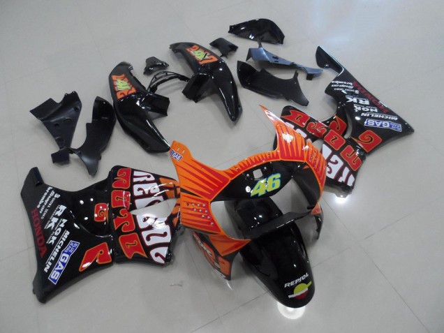 Negro Rossi Carenado CBR 900 RR 919 98-99 Negro Rossi Carenado CBR 900 RR 919 98-99