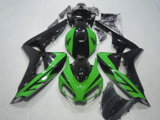 Negro Verde Kits Completo Carenado CBR 1000 RR 06-07 Negro Verde Kits Completo Carenado CBR 1000 RR 06-07