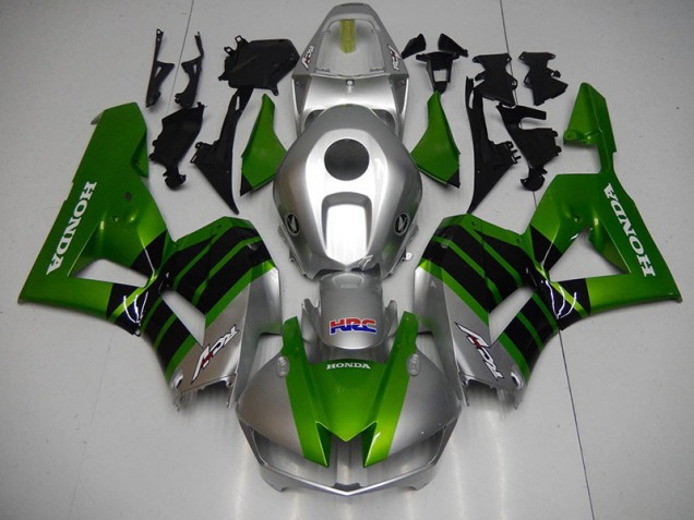 Negro Verde Plata HRC Carenado CBR 1000 RR 12-16 Negro Verde Plata HRC Carenado CBR 1000 RR 12-16