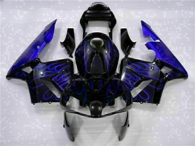 Negro con Azul Llama Carenado CBR 600 RR 03-04 Negro con Azul Llama Carenado CBR 600 RR 03-04