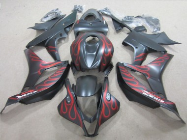Negro con Rojo Llama Carenado CBR 600 RR 07-08