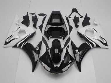 Negro y blanco Carenado R6 03-05