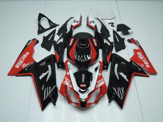 Negro y rojo Inyección Kit Carenado RS 125 06-11 Negro y rojo Inyección Kit Carenado RS 125 06-11