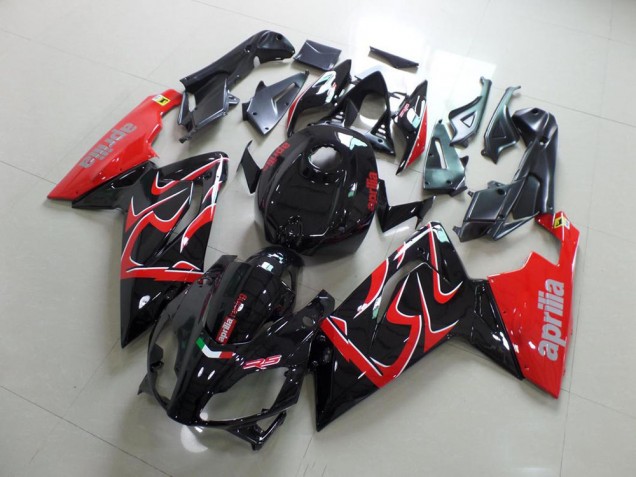 Negro y rojo Kit Carenado Inyección RS 125 06-11 Negro y rojo Kit Carenado Inyección RS 125 06-11