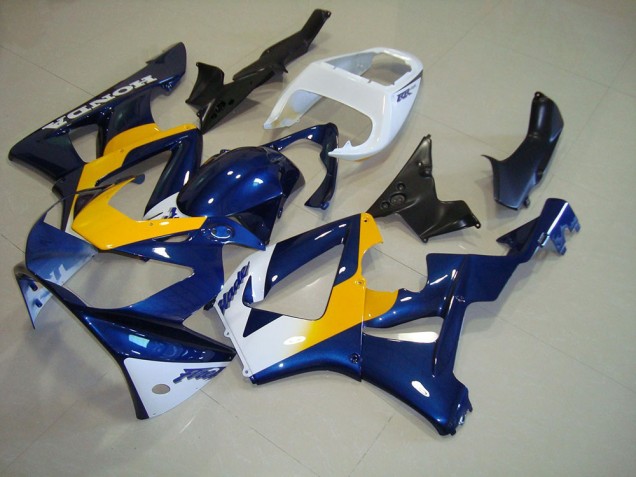 Oscuro Azul Amarillo Blanco Carenado CBR 900 RR 929 00-01 Oscuro Azul Amarillo Blanco Carenado CBR 900 RR 929 00-01