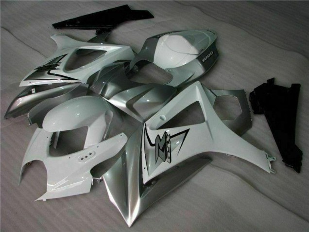 Plata Blanco Carenado GSXR 1000 K7 07-08 Plata Blanco Carenado GSXR 1000 K7 07-08