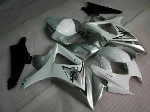 Plata Blanco Carenado GSXR 1000 K7 07-08 Plata Blanco Carenado GSXR 1000 K7 07-08