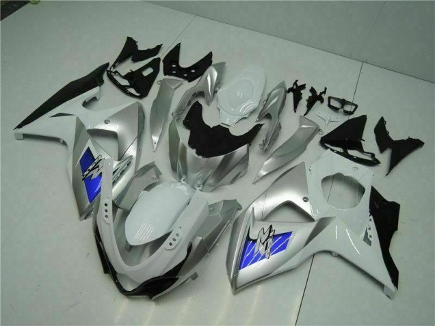Plata Blanco Carenado GSXR 1000 K9 09-16 Plata Blanco Carenado GSXR 1000 K9 09-16