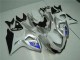 Plata Blanco Carenado GSXR 1000 K9 09-16 Plata Blanco Carenado GSXR 1000 K9 09-16