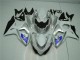 Plata Blanco Carenado GSXR 1000 K9 09-16 Plata Blanco Carenado GSXR 1000 K9 09-16