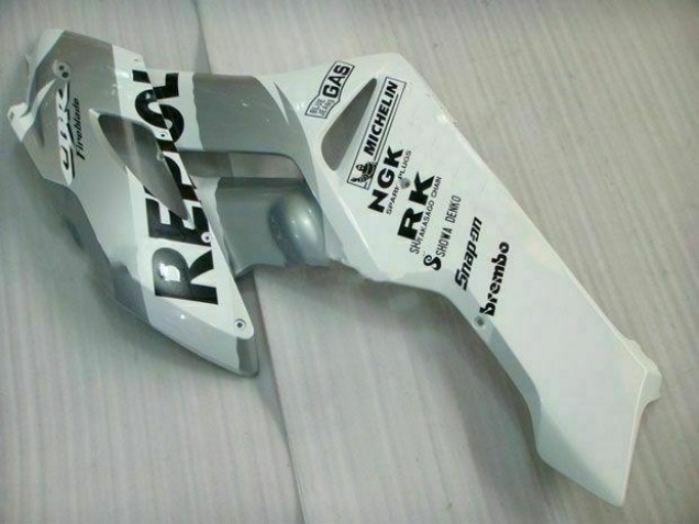 Plata Blanco Repsol Kit Carenado ABS Completo CBR 1000 RR 04-05 Plata Blanco Repsol Kit Carenado ABS Completo CBR 1000 RR 04-05
