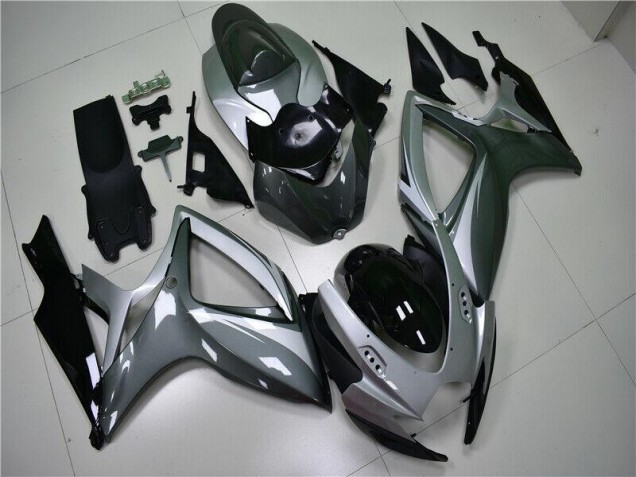Plata Gris Carrocería GSXR 600 / 750 K6 06-07 Plata Gris Carrocería GSXR 600 / 750 K6 06-07