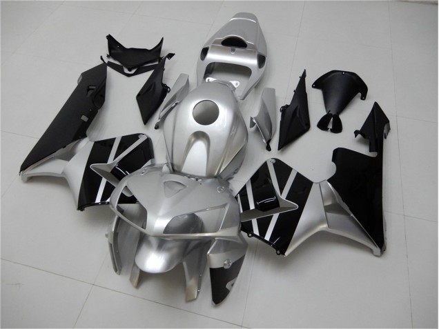 Plata Negro Carenado CBR 600 RR 05-06 Plata Negro Carenado CBR 600 RR 05-06