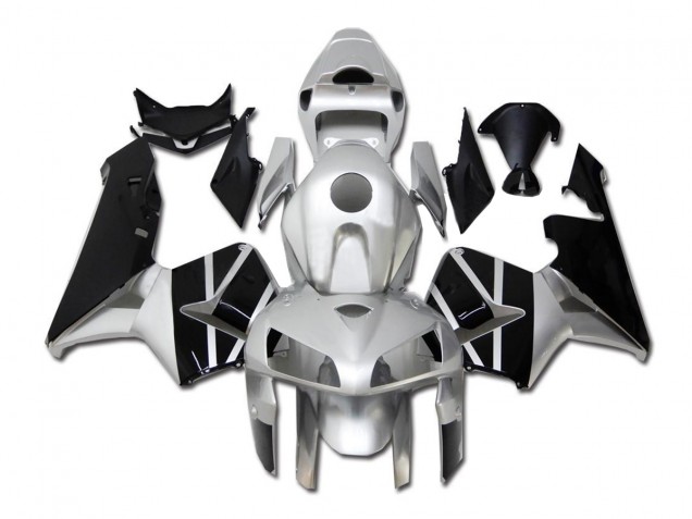 Plata Negro Carenado CBR 600 RR 05-06 Plata Negro Carenado CBR 600 RR 05-06