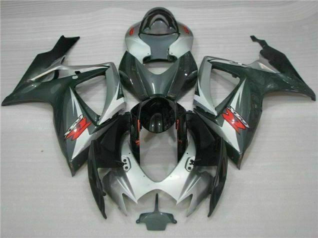 Plata Negro Carenado GSXR 600 / 750 K6 06-07
