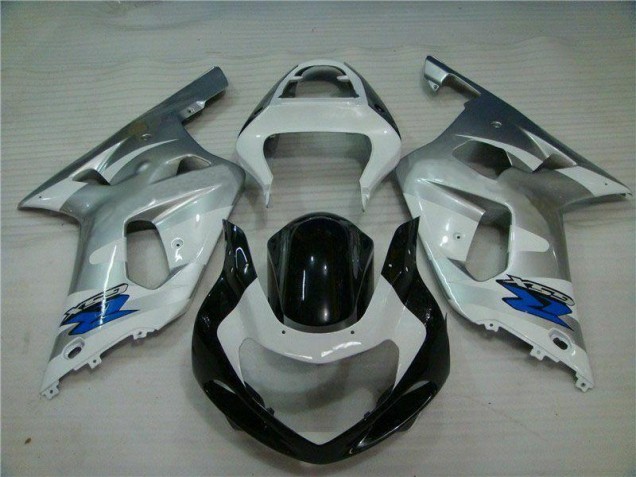 Plata Negro Carrocería GSXR 600 / 750 K1 K2 K3 01-03 Plata Negro Carrocería GSXR 600 / 750 K1 K2 K3 01-03