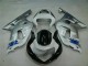Plata Negro Carrocería GSXR 600 / 750 K1 K2 K3 01-03 Plata Negro Carrocería GSXR 600 / 750 K1 K2 K3 01-03