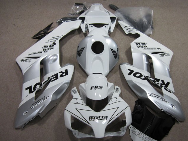 Plata Repsol Kit Completo Carenado CBR 1000 RR 04-05 Plata Repsol Kit Completo Carenado CBR 1000 RR 04-05