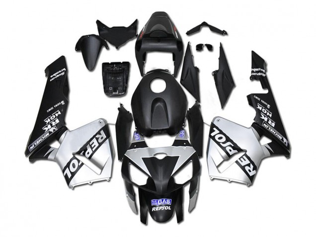 Plata Repsol Negro Carenado CBR 600 RR 05-06 Plata Repsol Negro Carenado CBR 600 RR 05-06