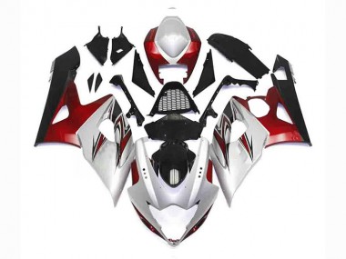 Plata Rojo Negro Carenado GSXR 1000 K5 05-06