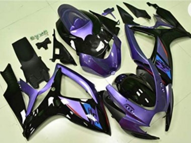 Púrpura Negro Carenado GSXR 600 / 750 K6 06-07