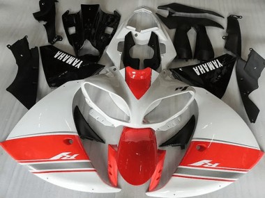 Racy Rojo Blanco Negro Carenado R1 12-14