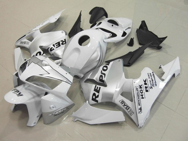 Repsol Blanco Plata Carenado CBR 600 RR 05-06 Repsol Blanco Plata Carenado CBR 600 RR 05-06