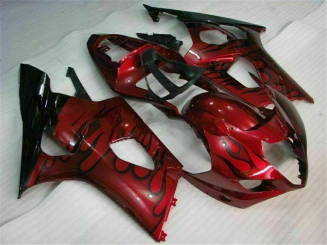 Rojo ABS Plástica GSXR 1000 K3 03-04 Rojo ABS Plástica GSXR 1000 K3 03-04