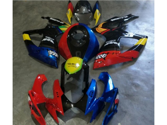Rojo Azul Carenado GSXR 600 / 750 K6 06-07 Rojo Azul Carenado GSXR 600 / 750 K6 06-07