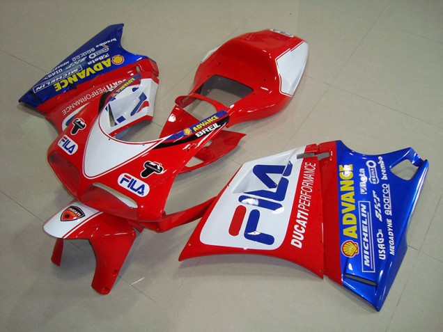 Rojo Azul Fila Carenado Ducati 748 93-05 Rojo Azul Fila Carenado Ducati 748 93-05