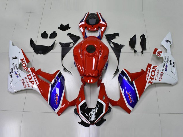 Rojo Azul HRC Carenado CBR 1000 RR 17-23 Rojo Azul HRC Carenado CBR 1000 RR 17-23