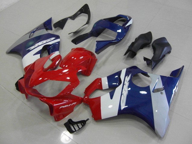 Rojo Azul Plata Carenado CBR 600 F4i 01-03 Rojo Azul Plata Carenado CBR 600 F4i 01-03
