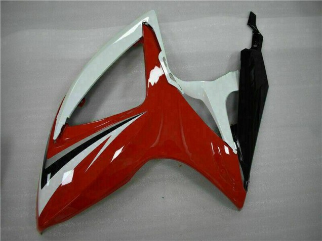 Rojo Blanco ABS Carenado GSXR 600 / 750 K6 06-07 Rojo Blanco ABS Carenado GSXR 600 / 750 K6 06-07