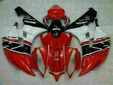 Rojo Blanco ABS Kits Carenado R6 06-07