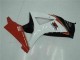 Rojo Blanco ABS Plástica GSXR 1000 K7 07-08 Rojo Blanco ABS Plástica GSXR 1000 K7 07-08
