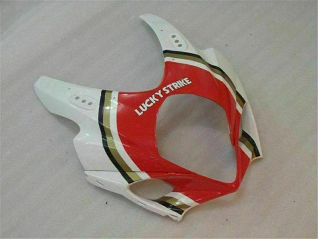 Rojo Blanco ABS Plástico GSXR 1000 K7 07-08 Rojo Blanco ABS Plástico GSXR 1000 K7 07-08