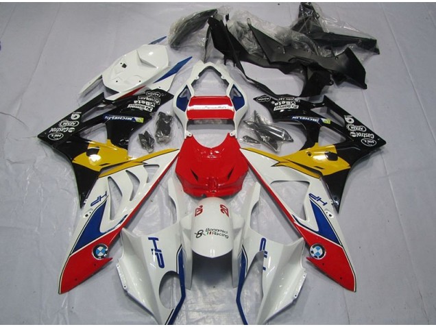 Rojo Blanco Amarillo Carenado S1000RR 09-14