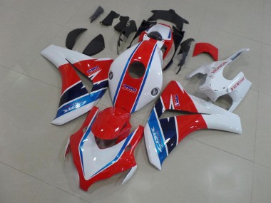 Rojo Blanco Azul HRC Kits Completo Carenado CBR 1000 RR 08-11