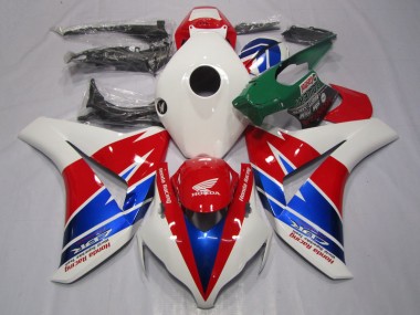 Rojo Blanco Azul Kits Completo Carenado ABS CBR 1000 RR 08-11